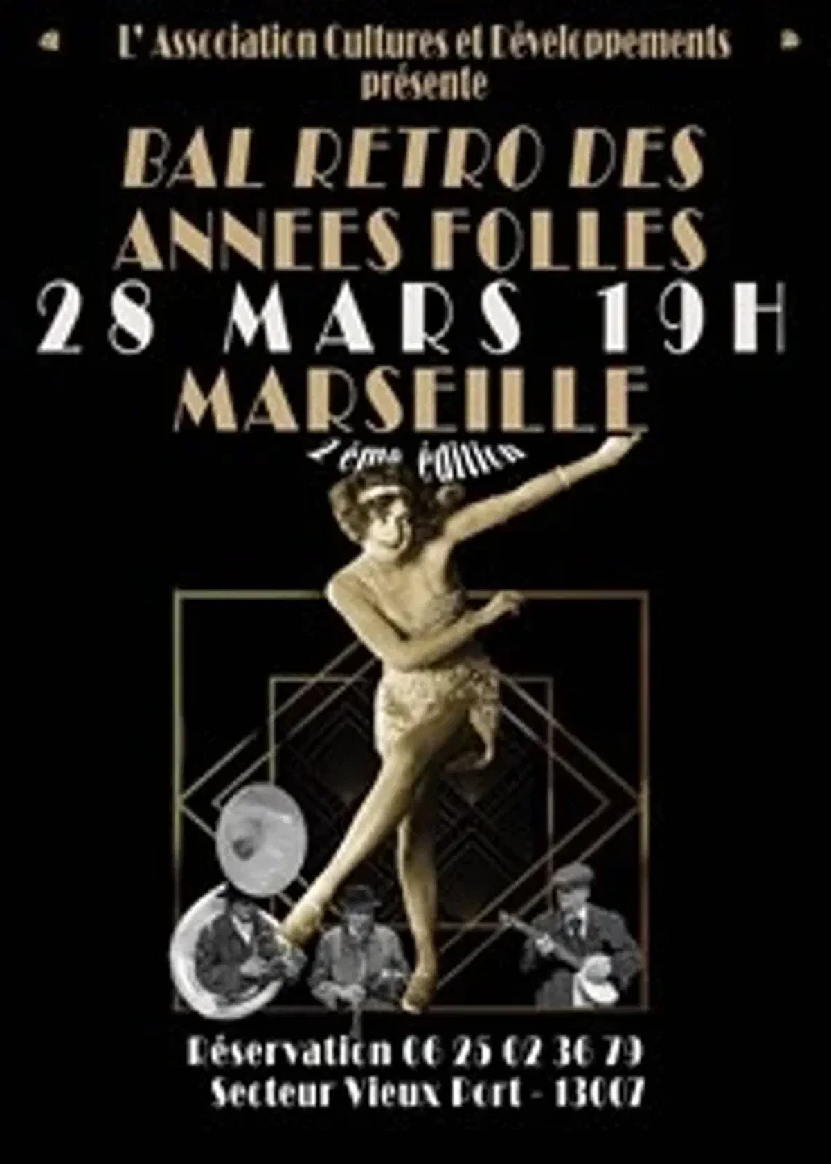 Bal rétro années folles 1930 Gatsby