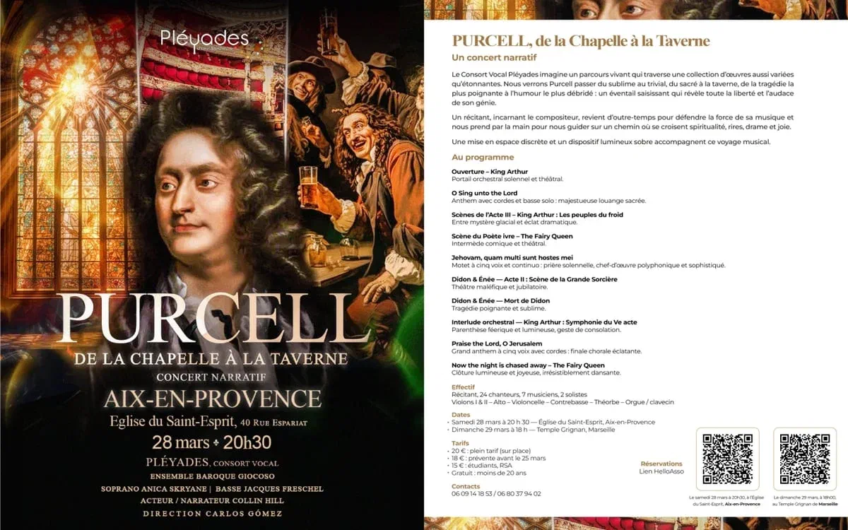 Concert Purcell de la Chapelle à la Taverne