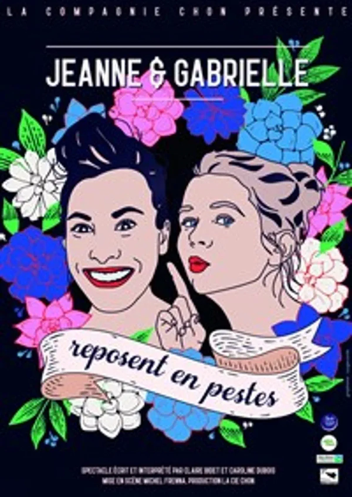 Jeanne & Gabrielle reposent en peste
