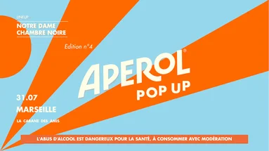 Aperol Pop-Up - Édition N°4 – Marseille - 31 Juillet 2026