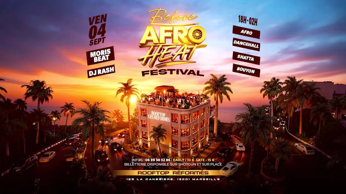 🔥 Before Afro Heat Festival | Édition #2 ☀️ Rooftop