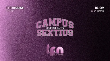 Campus Sextius By Ipn : Student Party 10.09