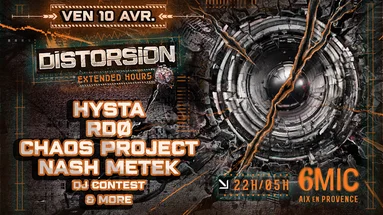 Distorsion W/ Hysta, Rdø, Nash Metek & More