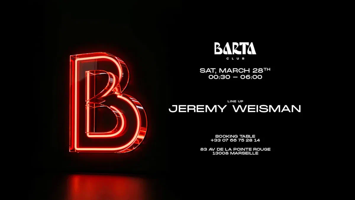 Jeremy Weisman - Samedi 28 Mars 2026