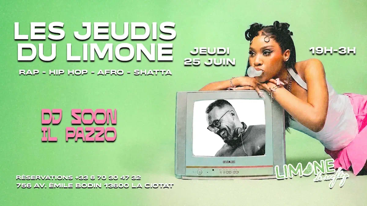 Les Jeudis Limone Rooftop X Rap Hip Pop Afro X Urbain