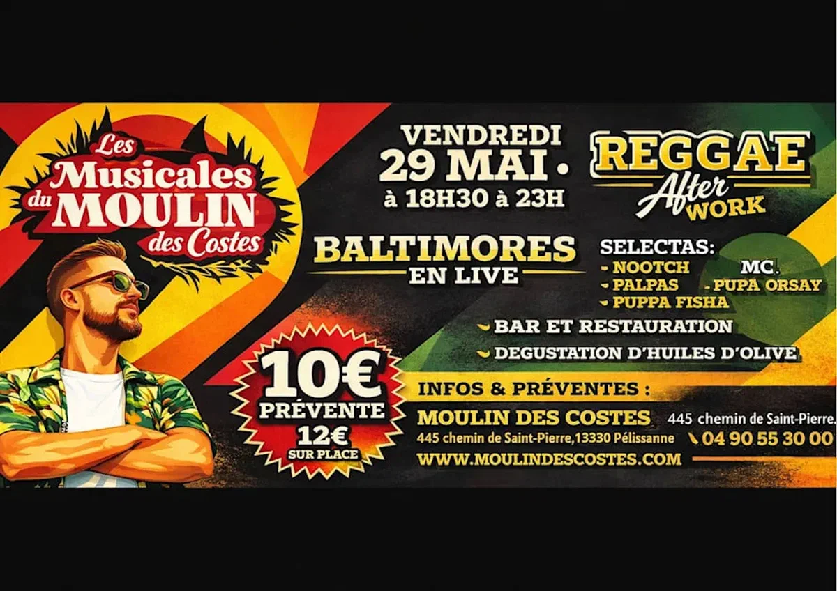 Les Musicales Du Moulin - Soirée Reggae