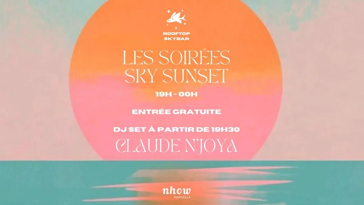 Les Sky Sunset I Rooftop Skybar I Dj Claude Njoya - 22.07