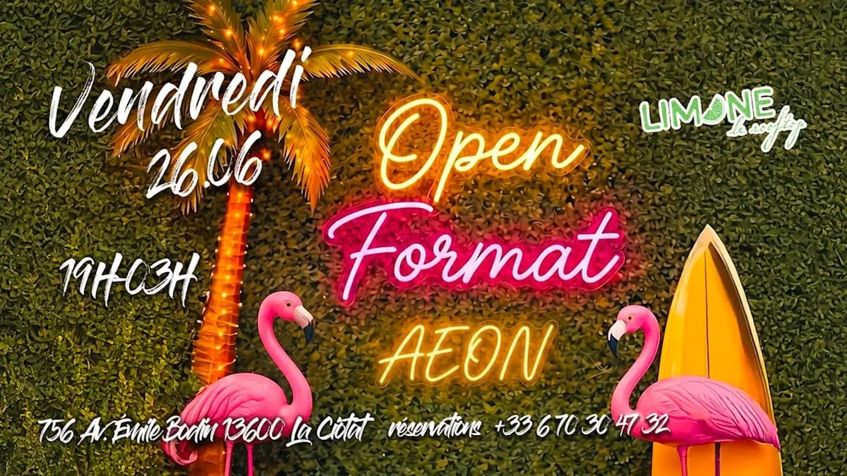 Limone Rooftop Vendredi 26 Juin Open Format 19h-03h