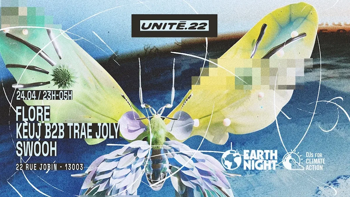 U.22 X Earth Night : Flore, Keuj B2b Trae Joly, Swooh