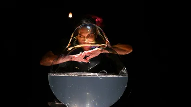 Un bulle éclatante